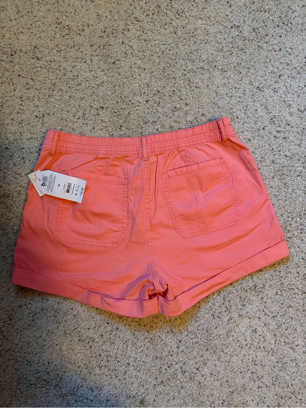 TIME & TRU Coral Utility Women’s Shorts - Picture 2 of 2